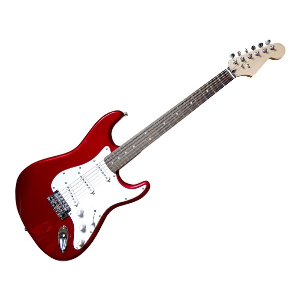 Classic Red E-Gitarre (weißes Schlagbrett)
